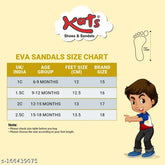 Navy Lycra sandals for boys, comfortable and lightweight for casual wear and parties - print pattern, fastened with Velcro